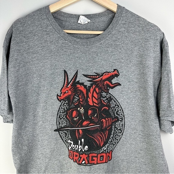 Dd Video Game Promo SS Tee Lg Grey Men's - Picture 2 of 5